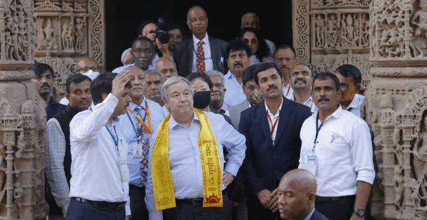 UN Secretary-General Antonio Guterres’ Visit to Sun temple – India’s First Surya Gram